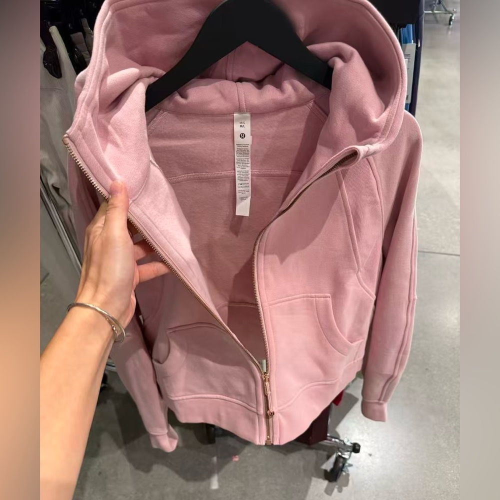 Brand New! Lululemon’s Women’s Light Pink Scuba! Size M/L - Picture 7 of 10